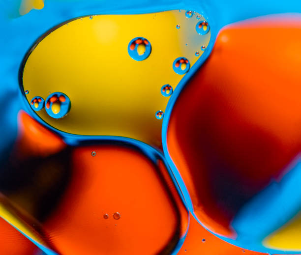 istock Scientific image of cell membrane. Macro up of liquid substances. Abstract molecule atom sctructure. Water bubbles. Macro shot of air or molecule. Biology, physics or chemistry abstract background. 1159354040