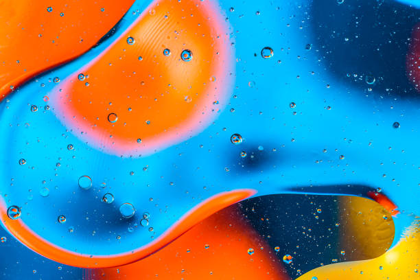 istock Scientific image of cell membrane. Macro up of liquid substances. Abstract molecule atom sctructure. Water bubbles. Macro shot of air or molecule. Biology, physics or chemistry abstract background. 1159354043