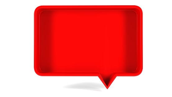 3D Render Question Mark Icon on Blue Background, Speech Bubble, Question, Answer, Idea Exchange Concepts, Clipping Path