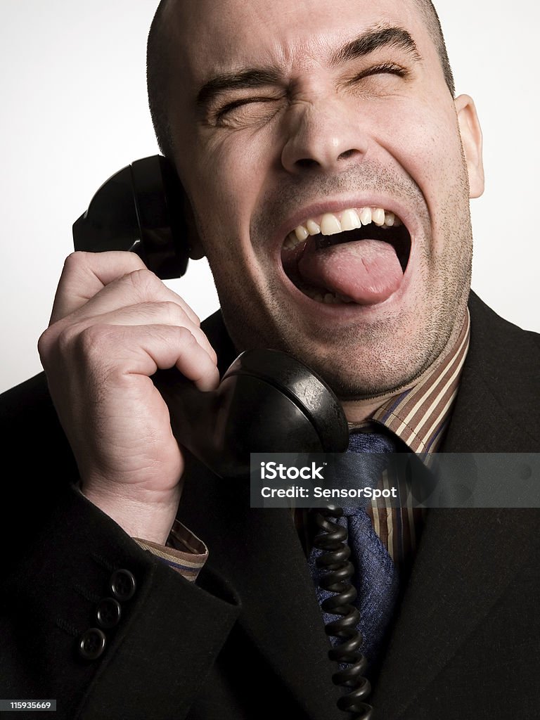 Crazy telefone, ligue para - Foto de stock de Adulto royalty-free