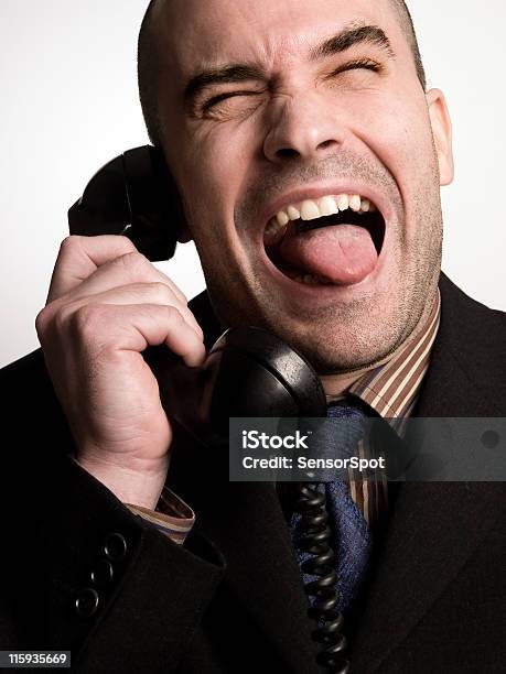 Foto de Crazy Telefone Ligue Para e mais fotos de stock de Adulto - Adulto, Antigo, Atitude