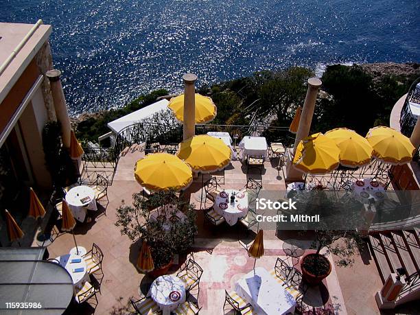 Al Fresco Restaurant In Nice Stock Photo - Download Image Now - Dining, Food, France