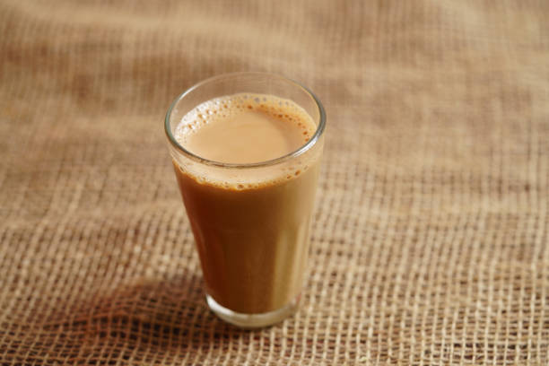 istock Hot tea in the glass 1159362123