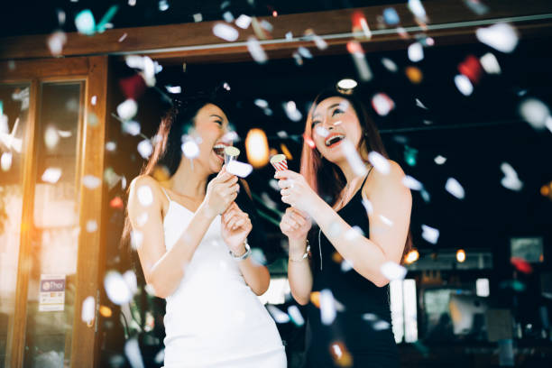 istock Asian young women having celebrate. 1159363975
