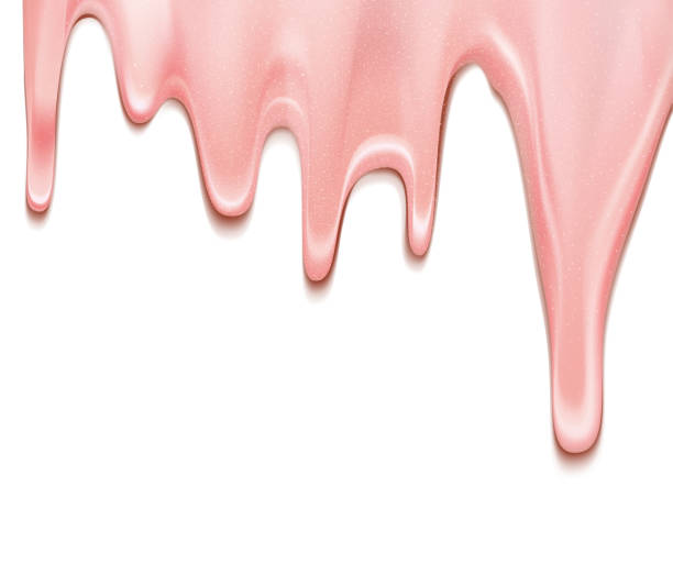 istock Glamour lipstick ads, 3d illustration lipstick with liquid texture splash over the background 1159364734