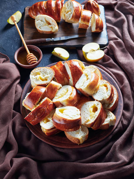 istock freshly baked yeast dough rolls with Apple filling 1159367392
