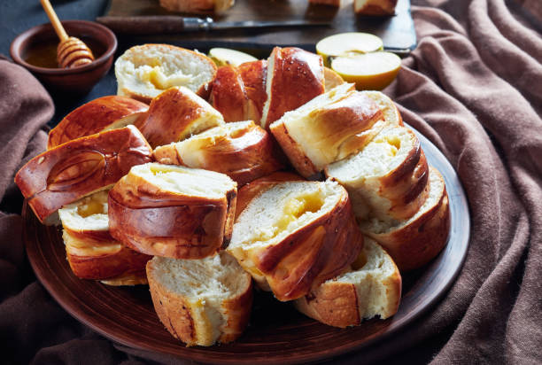 istock freshly baked yeast dough rolls with Apple filling 1159368128