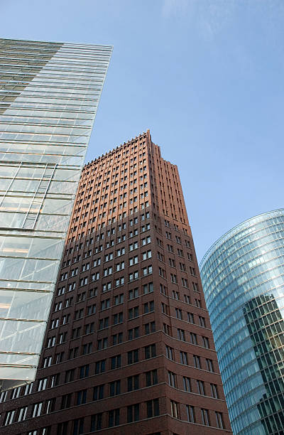 architecture at the potsdamer platz in berlin, germany
