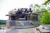 Cannon of a german army infantry fighting vehicle