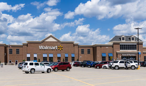 walmart - walmart photos et images de collection