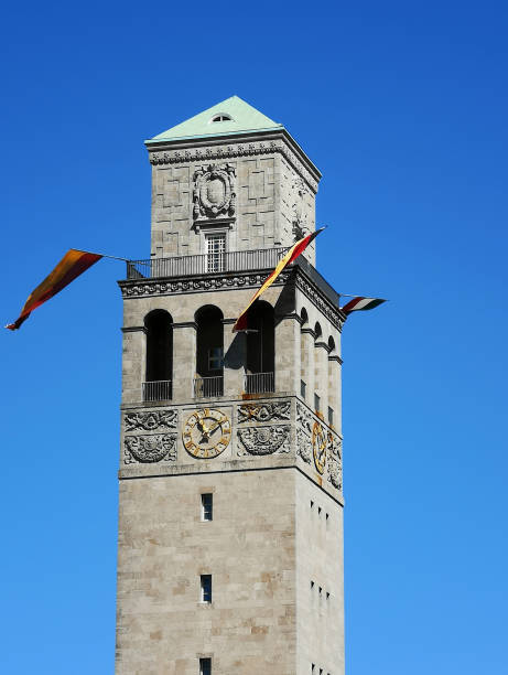 istock town hall tower with a blue sky behind 1159380714