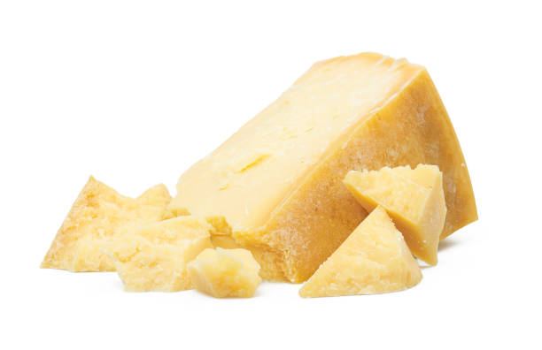 istock Parmesan cheese isolated on white 1159382872