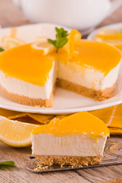 istock Lemon and mascarpone cheesecake. 1159387842