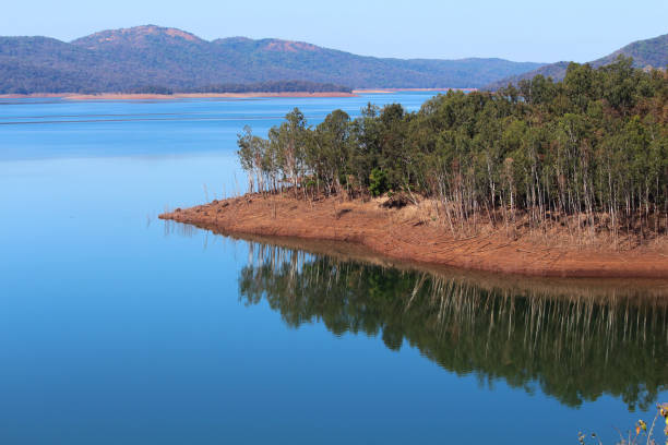 istock Beautiful landscape in kali river supa dam backwater 1159391503