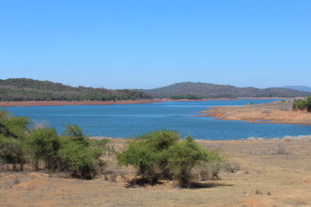 istock Beautiful landscape in kali river supa dam backwater 1159391777