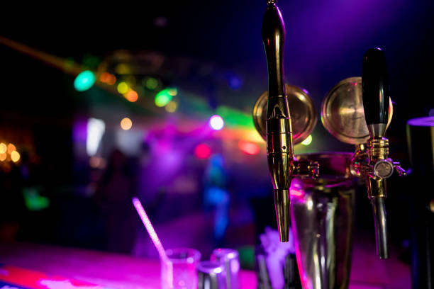 istock Close Up of Cold Beer Tap (Selective Focus Point) 1159394926