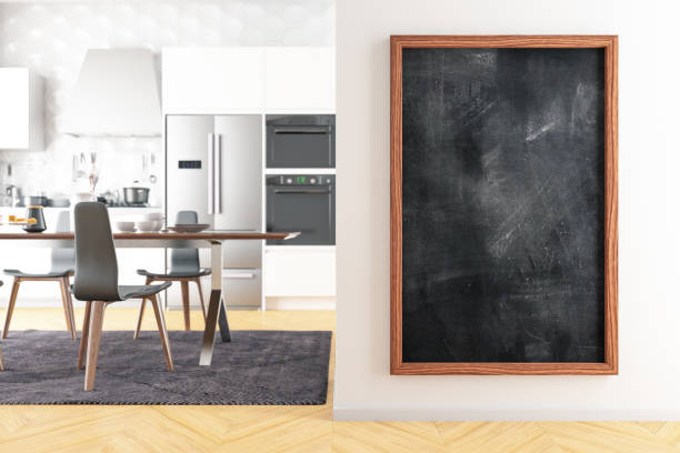 istock Kitchen Counter with Foods and Ingredient List. 1159394976