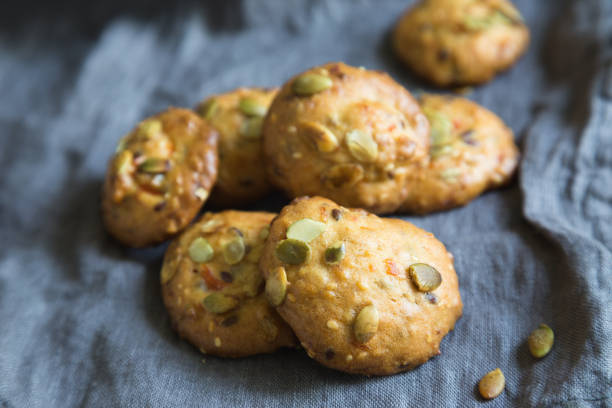 istock Fresh Homemade Pumpkin Seed Cookies 1159396076