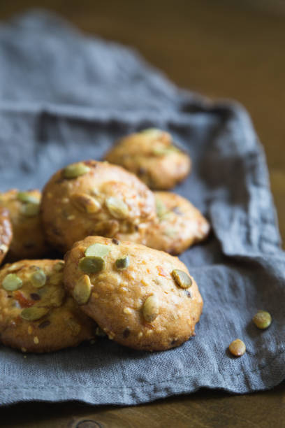 istock Fresh Homemade Pumpkin Seed Cookies 1159396245