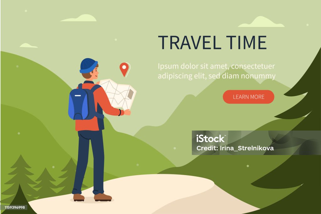 Mountain Travel Stock Illustration - Download Image Now - Hiking, Map, Adventure - iStock Mountain Travel Stock Illustration - Download Image Now - Hiking, Map, Adventure - iStock