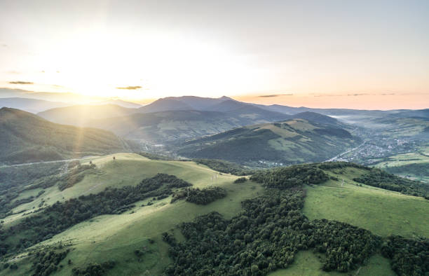 istock Sunset in the picturesque Carpathian mountains. 1159397616