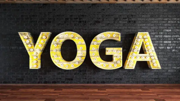 Photo of Yoga Light Bulb Sign