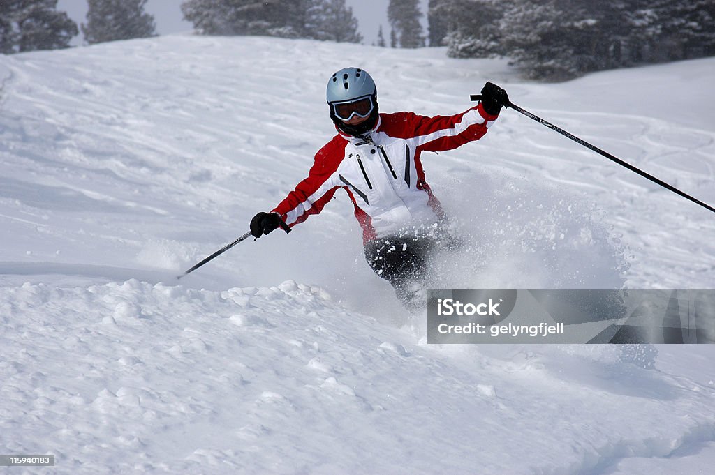 Sciatore femminile - Foto stock royalty-free di Adulto