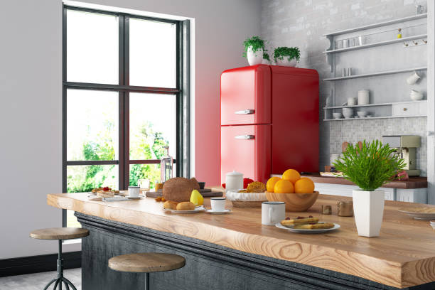 istock Kitchen Counter with Foods 1159402170