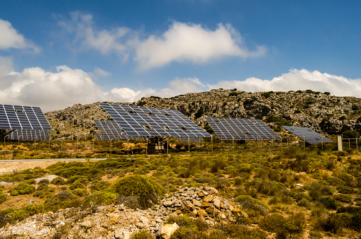 Solar power station energy storage