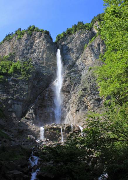 istock Muelibach Fall, waterfall above Brienz, Switzerland 1159405536