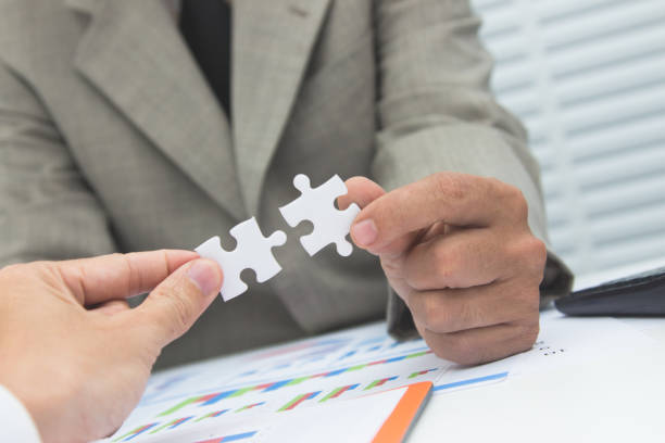 istock Businessmen hand are invstment project rsidence at work office.Concept Business. 1159406866
