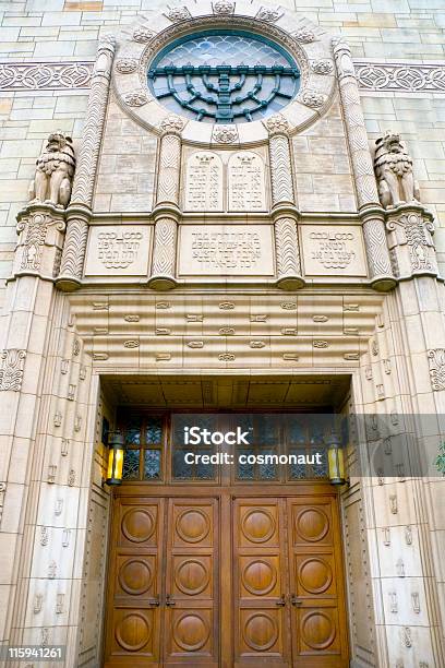 Synagoge Türen Stockfoto und mehr Bilder von Farbbild - Farbbild, Fotografie, Im Freien