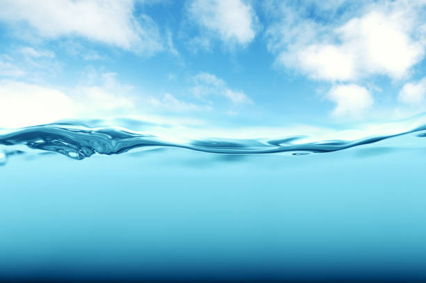 青空で撮影された熱帯水中ショット - 断面 ストックフォトと画像