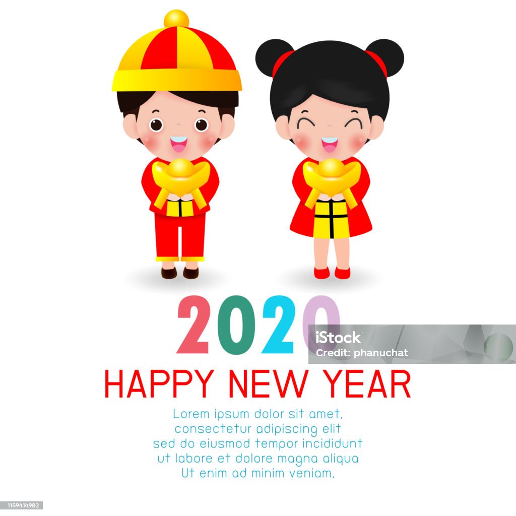 Happy New Year 2020 Chinese New Year The Year Of The Rat Happy New ...