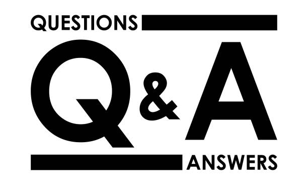 stockillustraties, clipart, cartoons en iconen met q&a. vragen en antwoorden. zwarte icoon. - questions and answers