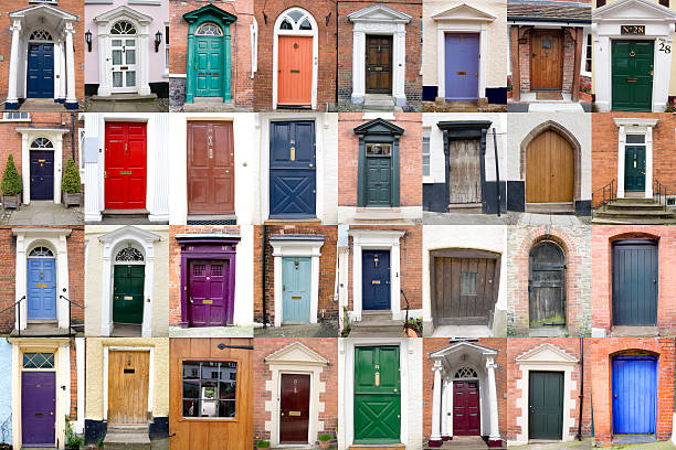 County of Shropshire Doors 32 Doors from the County of Shropshire, UK ludlow shropshire stock pictures, royalty-free photos & images