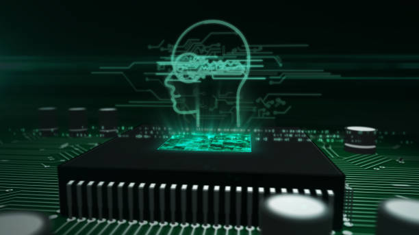 istock CPU on board with cyber privacy symbol hologram 1159417893