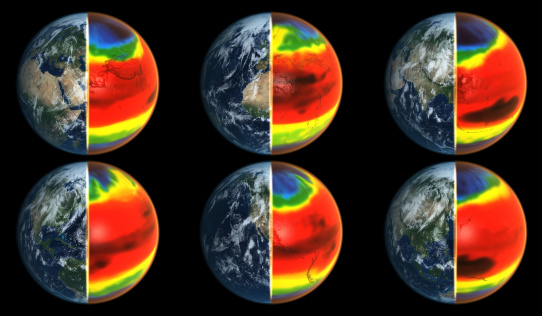 Global Warming image, see my movies for a animated version.