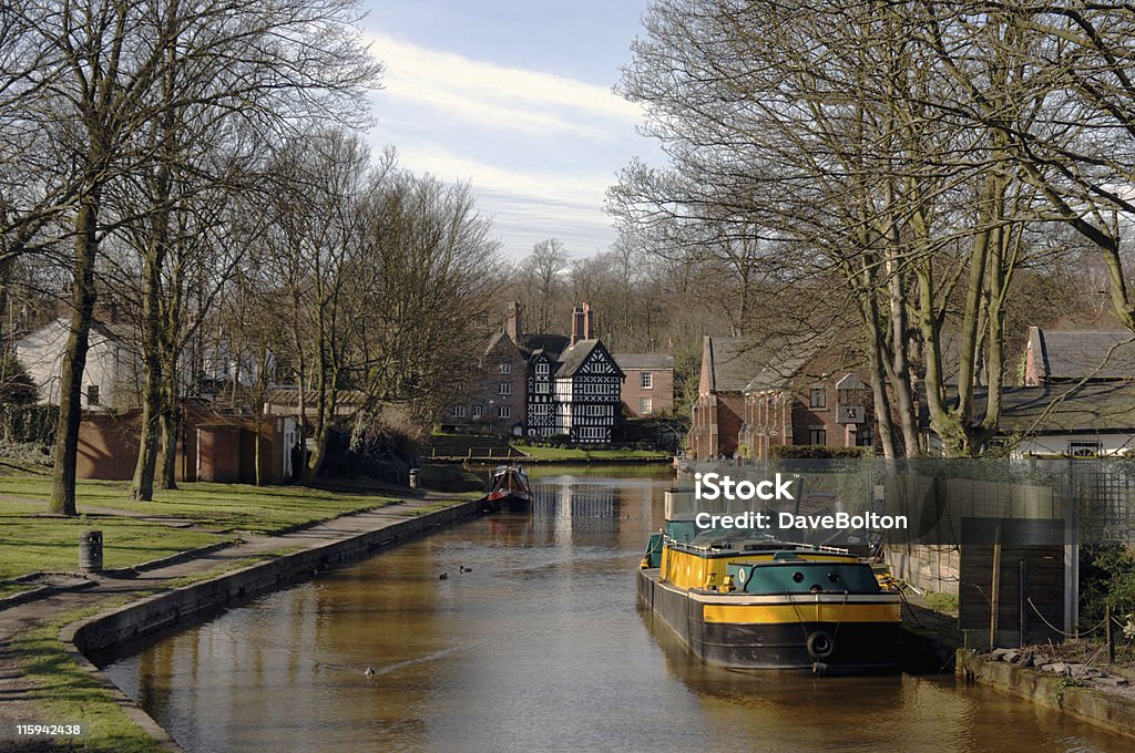 Scène du Canal - Photo de Manchester - Angleterre libre de droits