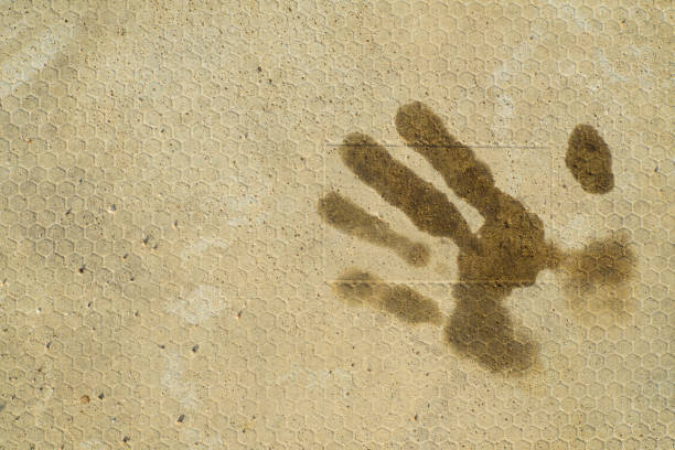 istock A handprint on dirty floor 1159425012