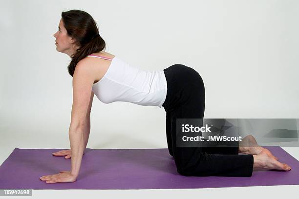 Katze Kuh Yogapose Stockfoto und mehr Bilder von Entspannungsübung - Entspannungsübung, Fitnesstraining, Bitilasana