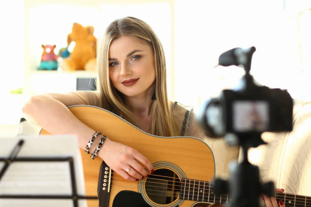 istock Playing Music Tips Recording for Social Network 1159427401