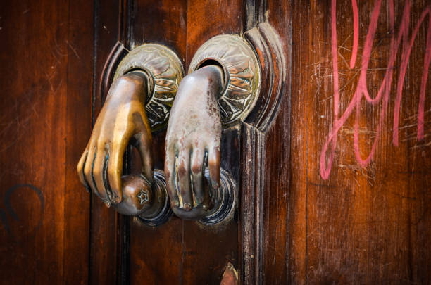 istock ancient doors close up on the historical streets of Spain 1159428719