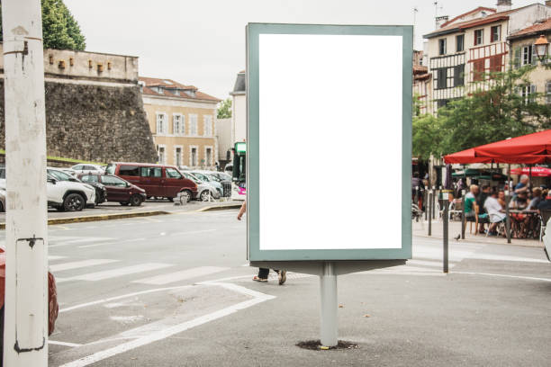 istock Blank billboard at street 1159435664