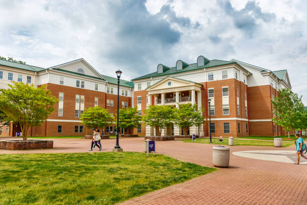 Balsam Residence Hall at Western Carolina University stock photo