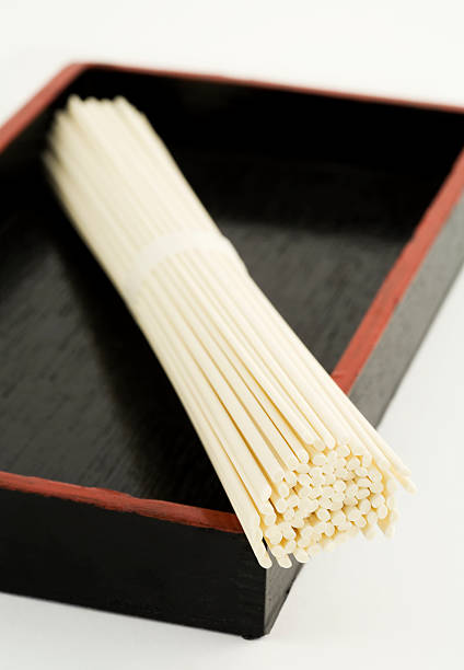 Udon noodles stock photo