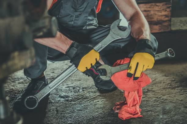 istock Big Fix with Huge Wrenches 1159442112