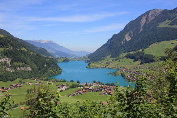 istock Stunning blue Lake Lungeren, Switzerland. 1159445199
