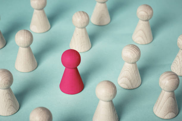 istock Leader Pawn in the crowd 1159446281