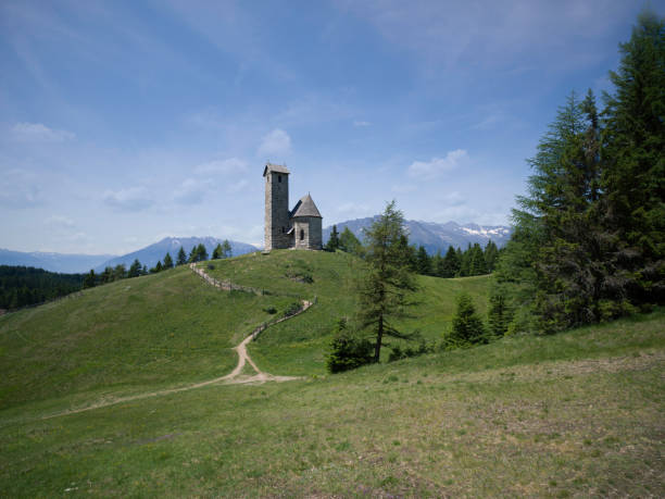 istock Tiny remote church 
